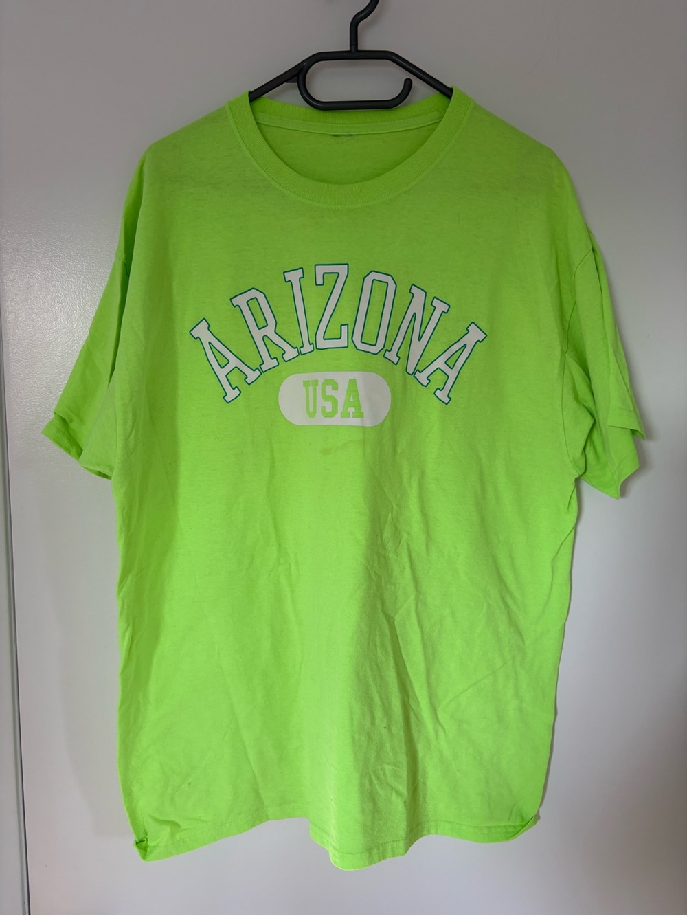 Vintage Arizona USA Neon Green Graphic T-Shirt